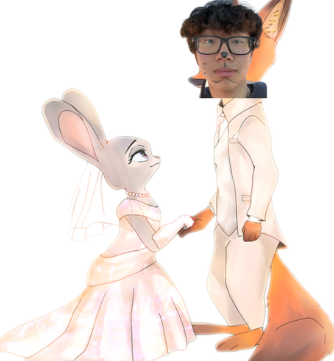 An image of Judy Hopp’s wedding with her husband Evan Chung during the end credits of Zootopia 2. Image was taken during the movie’s initial advertising poster’s release dates on September 29, 2025.
