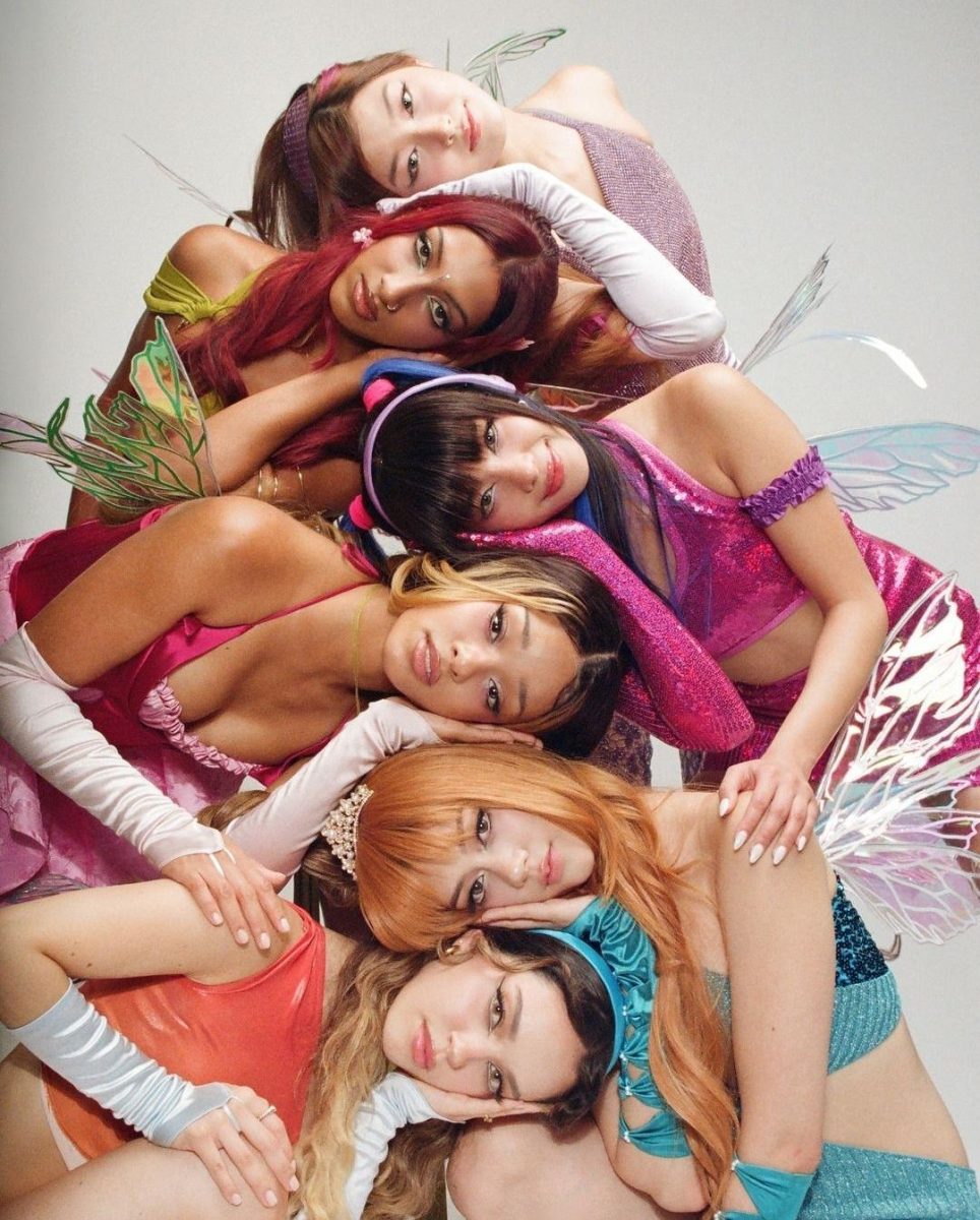 Photo courtesy of Pop Culture. The members of Katseye, from top to bottom: Yoonchae Jeung, Lara Raj, Sophia Laforteza, Manon Bannerman, Megan Skiendiel, Daniella Avanzini. 