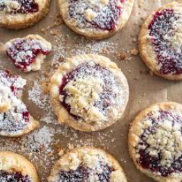 Costco’s newly released bakery item. They’re raspberry sugar cookies that has a soft and light cookie base

Credit:Picture from “The Pypers Kitchen”
